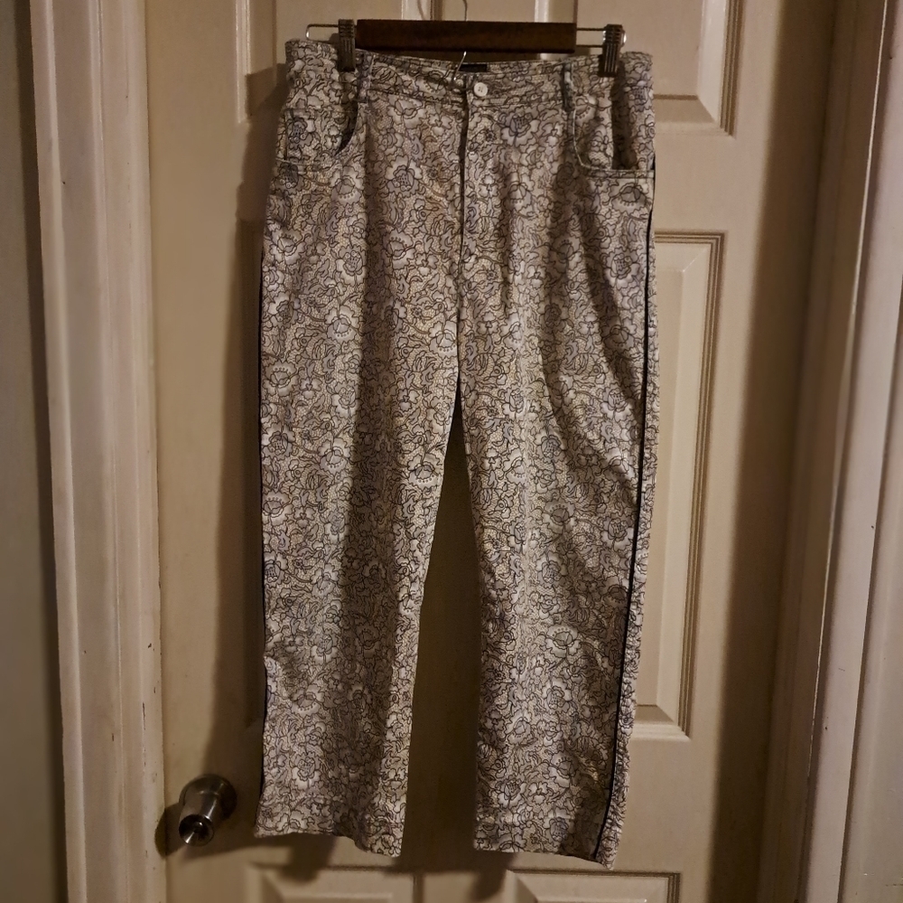 Willi smith floral pants size 12 - Picture 1 of 5